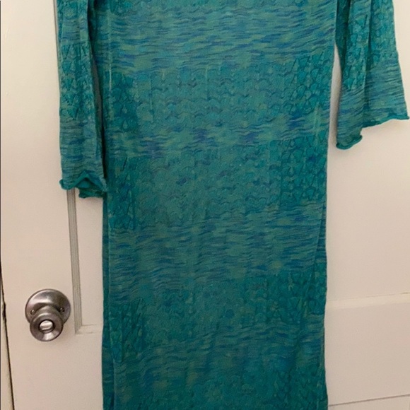 NWT Bebe green high slit duster kimono (no belt) - Picture 9 of 11